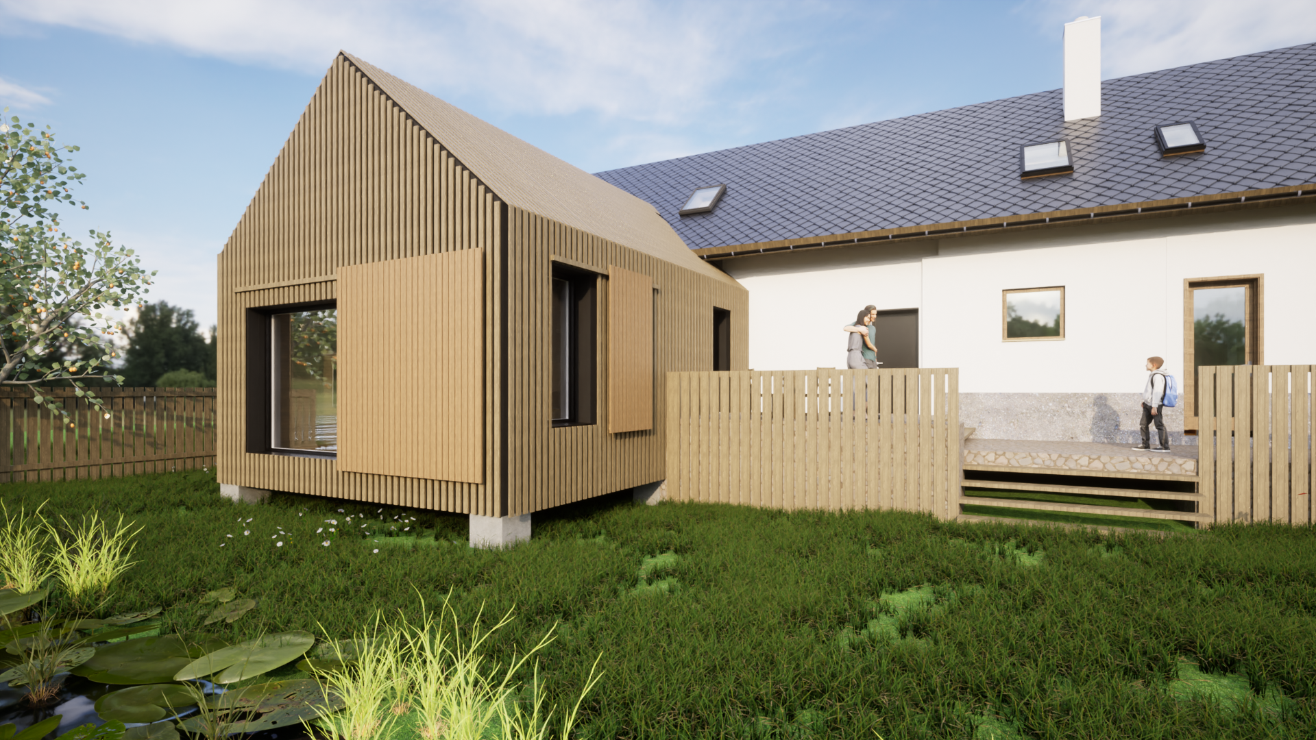 Přístavba k rodinnému domu – Možděnice – 2024